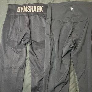 Two pairs of black Athletic Leggings